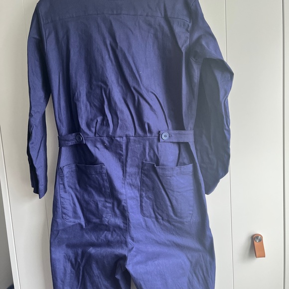 Organic Cotton Stretch Boiler Suit Jumpsuit Coveralls - Picture 6 of 10